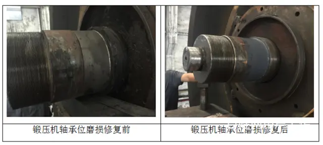 企业遇到锻压机轴承位磨损情况，还在采用传统修复技术 - 图片