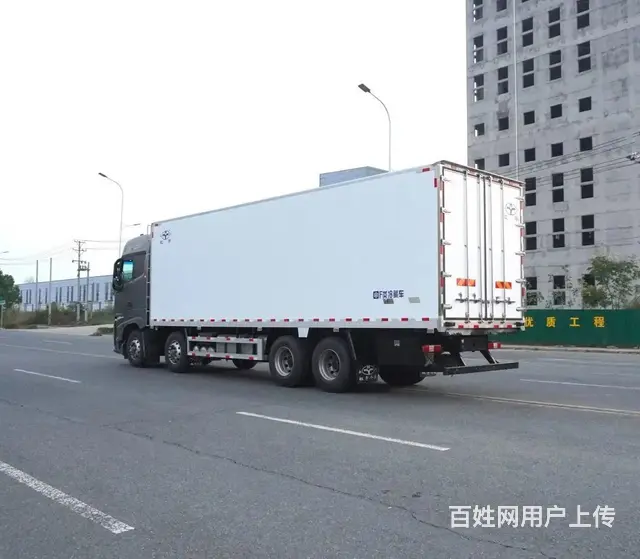 福田欧曼银河自动挡冷藏车科技版9米6肉钩冷藏运输车 - 图片 5