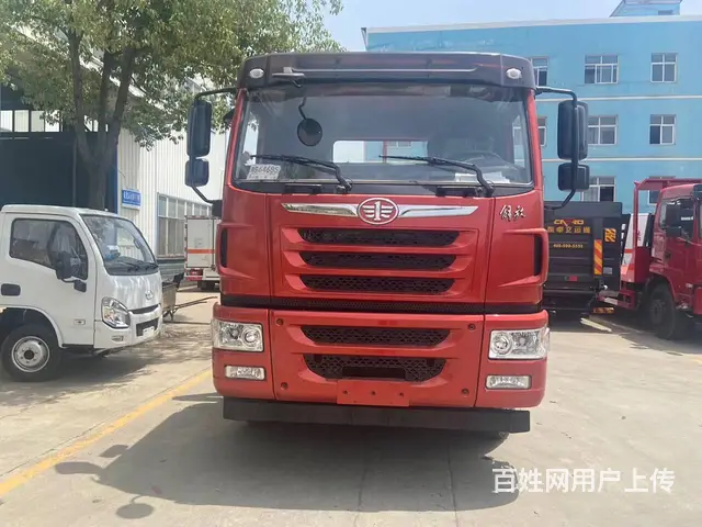 解放J6单桥150挖机平板车厂家现车低价出售 - 图片 11