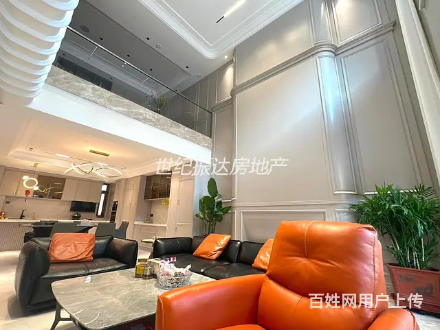新上外滩下叠350平挑空客厅轻奢豪装没咋住带花园双车位 - 图片 3