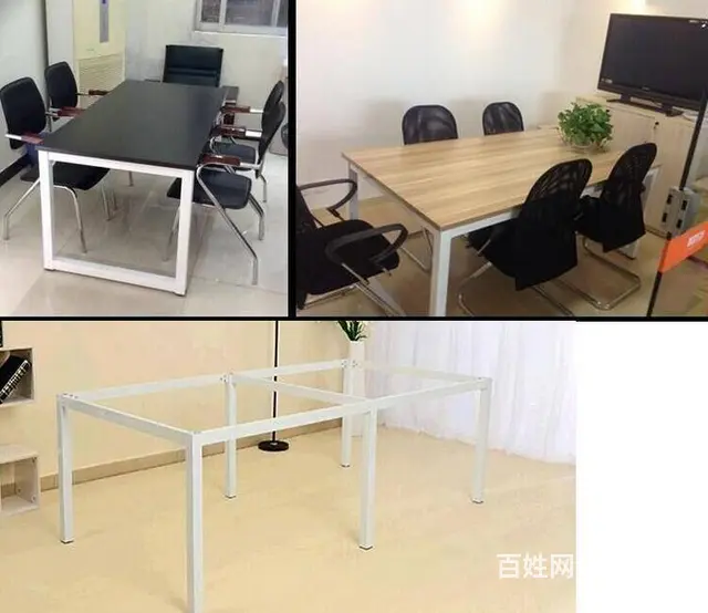 厦门会议桌长条桌接待桌简约现代洽谈桌接待桌椅组合 - 图片 4