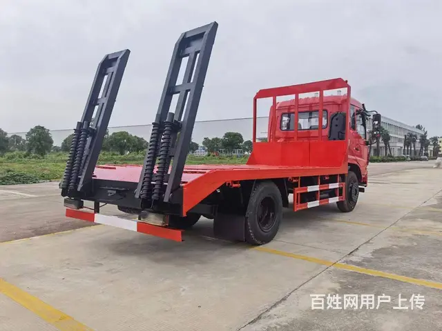 东风 平板车 国6东风单桥平板车价格 拉135挖机 - 图片 7