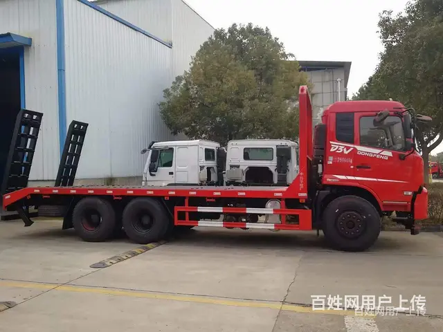 东风新款后双桥挖机拖车 平板车 厂家直销 - 图片 4