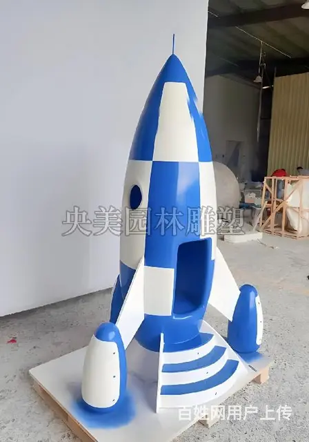 不锈钢卫星雕塑,航空卫星雕塑 - 图片 4