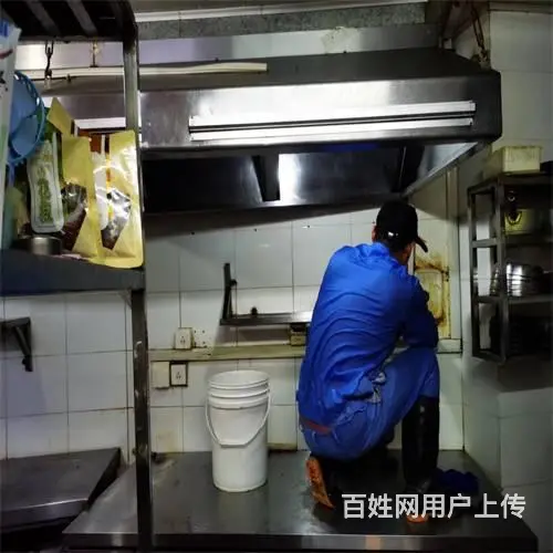 昆山张浦学校酒店厨房大型油烟机清洗 一手商家 - 图片 6