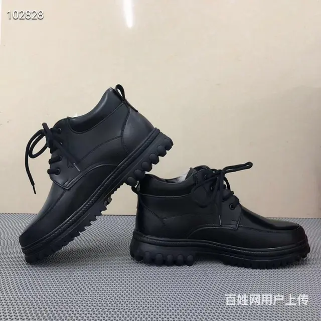际华3515-X-5695男士休闲羊毛靴 系带款 超防滑 牛 - 图片 4
