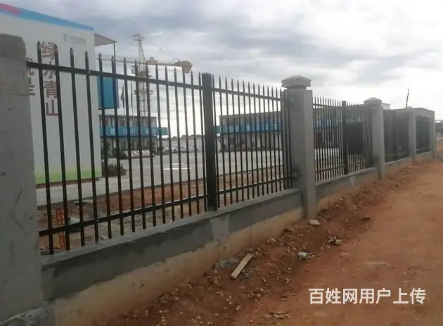东莞厂家加工定制锌钢铁艺学校小区别墅工厂隔离栏杆 - 图片 3