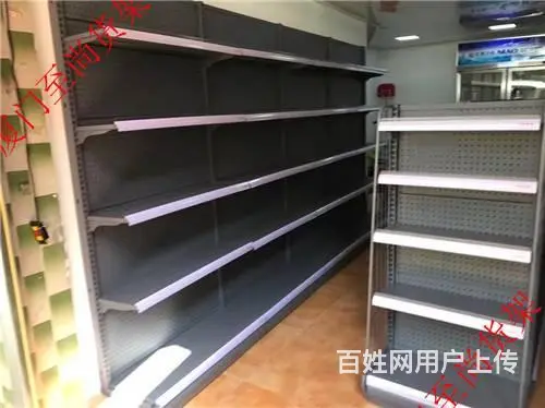 厦门便利店货架-冲孔背板灰色 - 图片 1