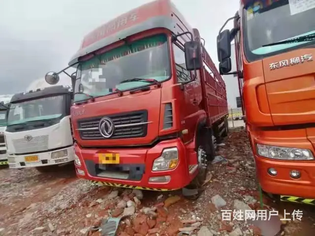 国四载货车东风天龙前四后八高栏310马力 - 图片 3