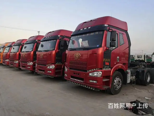 17年解放J6P 牵引车 国5 13米高篮 包提档 - 图片 1