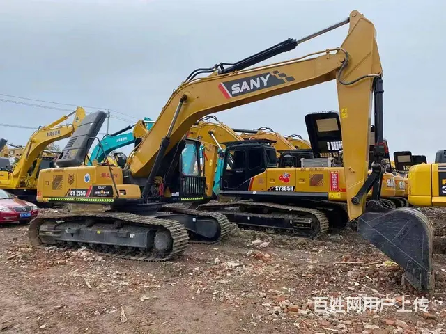 出售二手挖掘机三一215-10手续齐全质保两年包送 - 图片 2