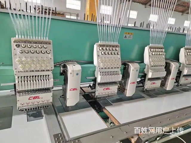 转让二手精品宝轮高速一框毛巾混合绣花机 - 图片 4