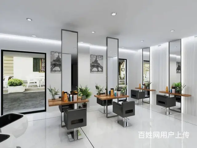 理发店装修设计技巧 美发店装修设计原则 - 图片