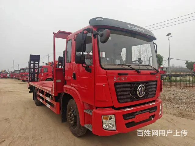 东风锦程平板运输车强劲版玉柴180马力带倒车影像 - 图片 1