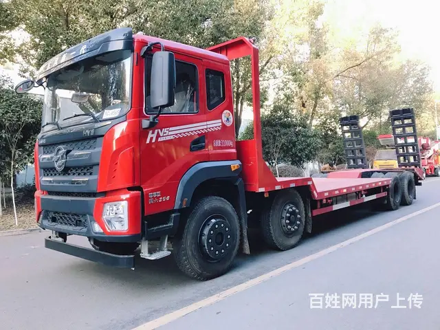 东风系列低平板车 拉大型挖掘机摊铺机拖板车可分期 - 图片 3