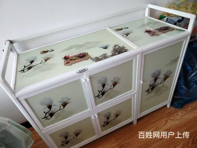 卖铝合金材质的钢化玻璃置物柜 - 图片 2