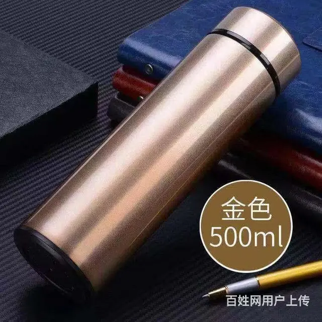 智能温度显示500毫升直杯，商务直杯水杯 - 图片 5