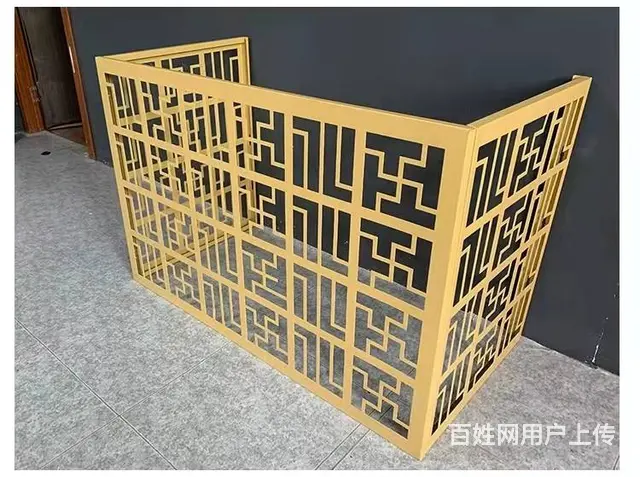 兴化冲孔铝板、铝板冲孔空调罩、铝板雕刻空调罩 - 图片 6