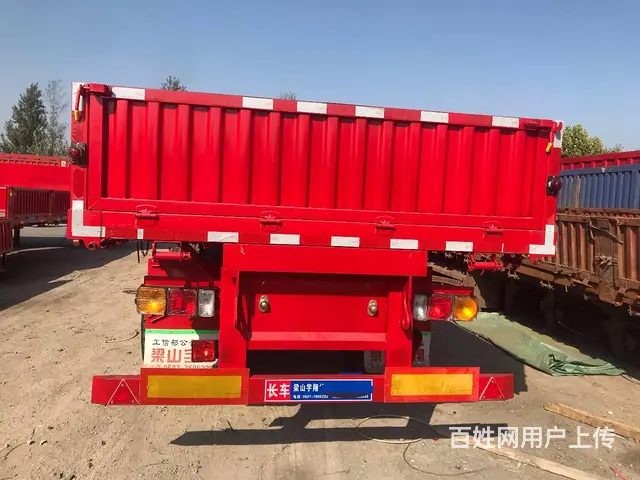 定西厂家直销13米标箱侧翻半挂车 高60公分 - 图片 4