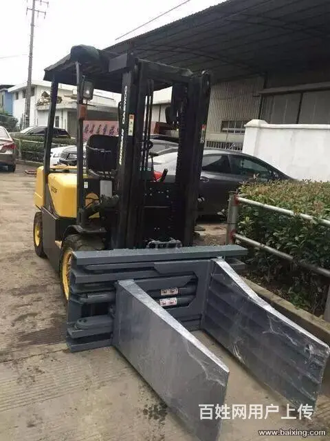 3吨纸卷夹叉车，进口卡斯卡特圆包夹叉车低价出售 - 图片 8
