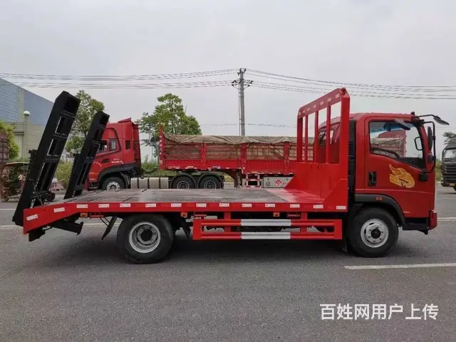 豪曼可拉150挖机蓝牌平板车蓝牌钩机拖车厂家价格 - 图片 3