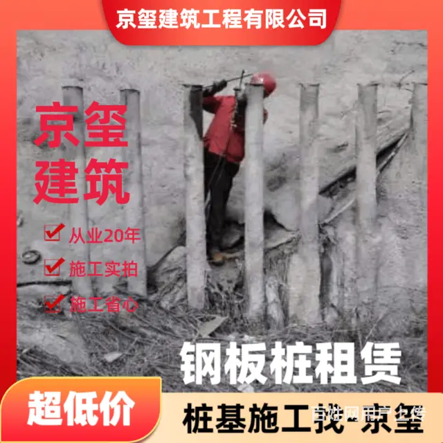 沈阳铁西从业20年的钢板桩租赁公司施工电话 - 图片 3