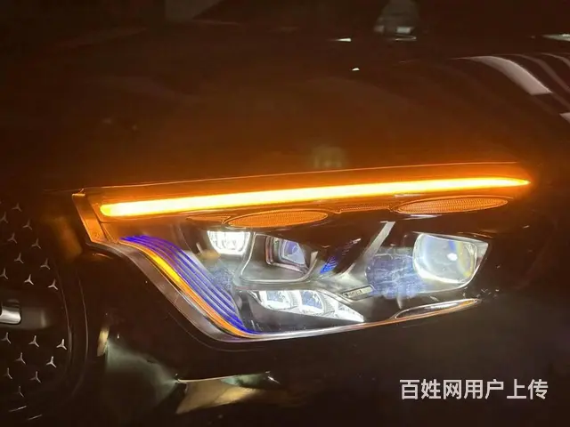 23款24款奔驰GLC改装升级流星雨数字像素大灯 - 图片 5
