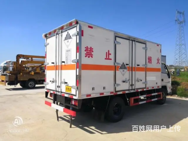 新疆危险品厢式运输车厂家直销可分期包上户 - 图片 6