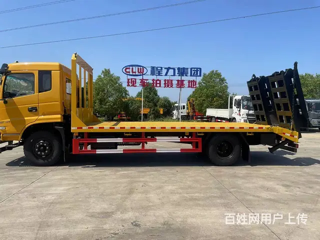 东风D17平板车 玉柴170马力国六挖机拖板车现车 - 图片 5