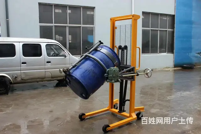 叉车油桶夹具手推油桶车油桶搬运车油桶倒料车质保一年 - 图片 8