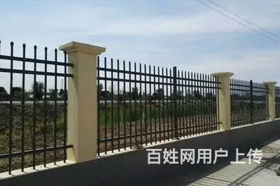 景区铁艺围栏杆 喷塑铁艺栏杆 - 图片 8