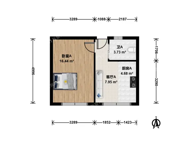 住宅产权，堪比公寓的价格，性价比拉满，喜欢别犹豫看房方便 - 图片 6