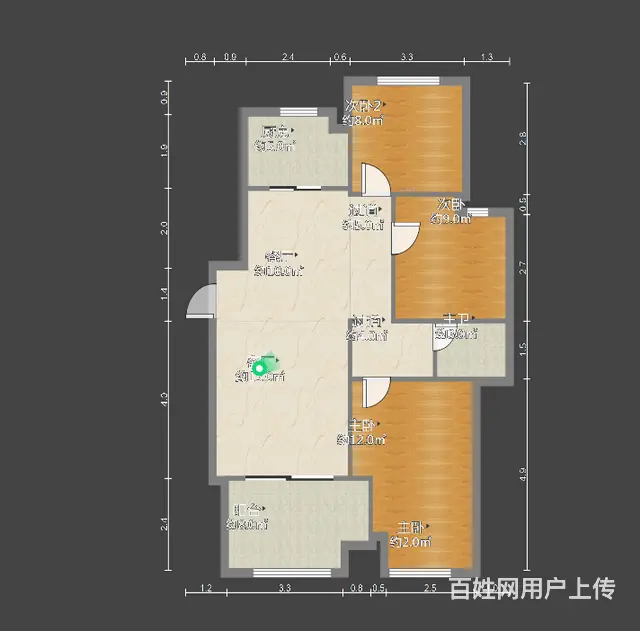 香溢紫郡3室2厅 精装 房东直租 无中介费 - 图片 7