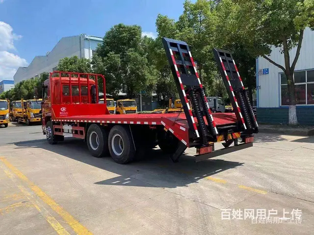 国六大运后八轮挖机拖车 挖机板车 参数配置 - 图片 9