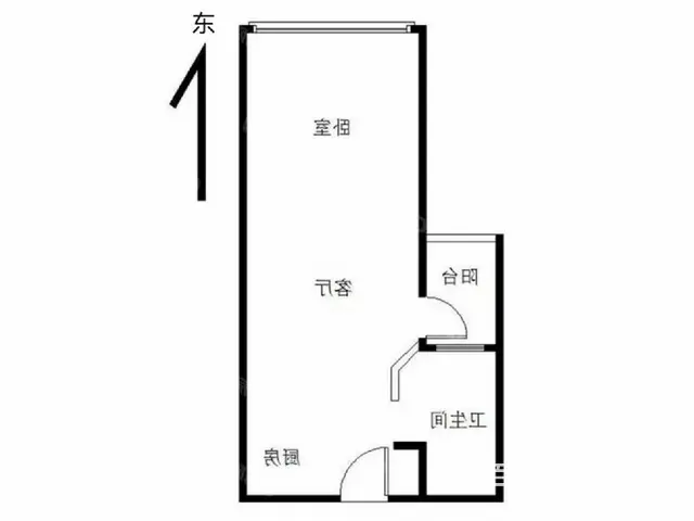 吉大 诚丰银座  精装公寓1房 拎包入住 - 图片 10
